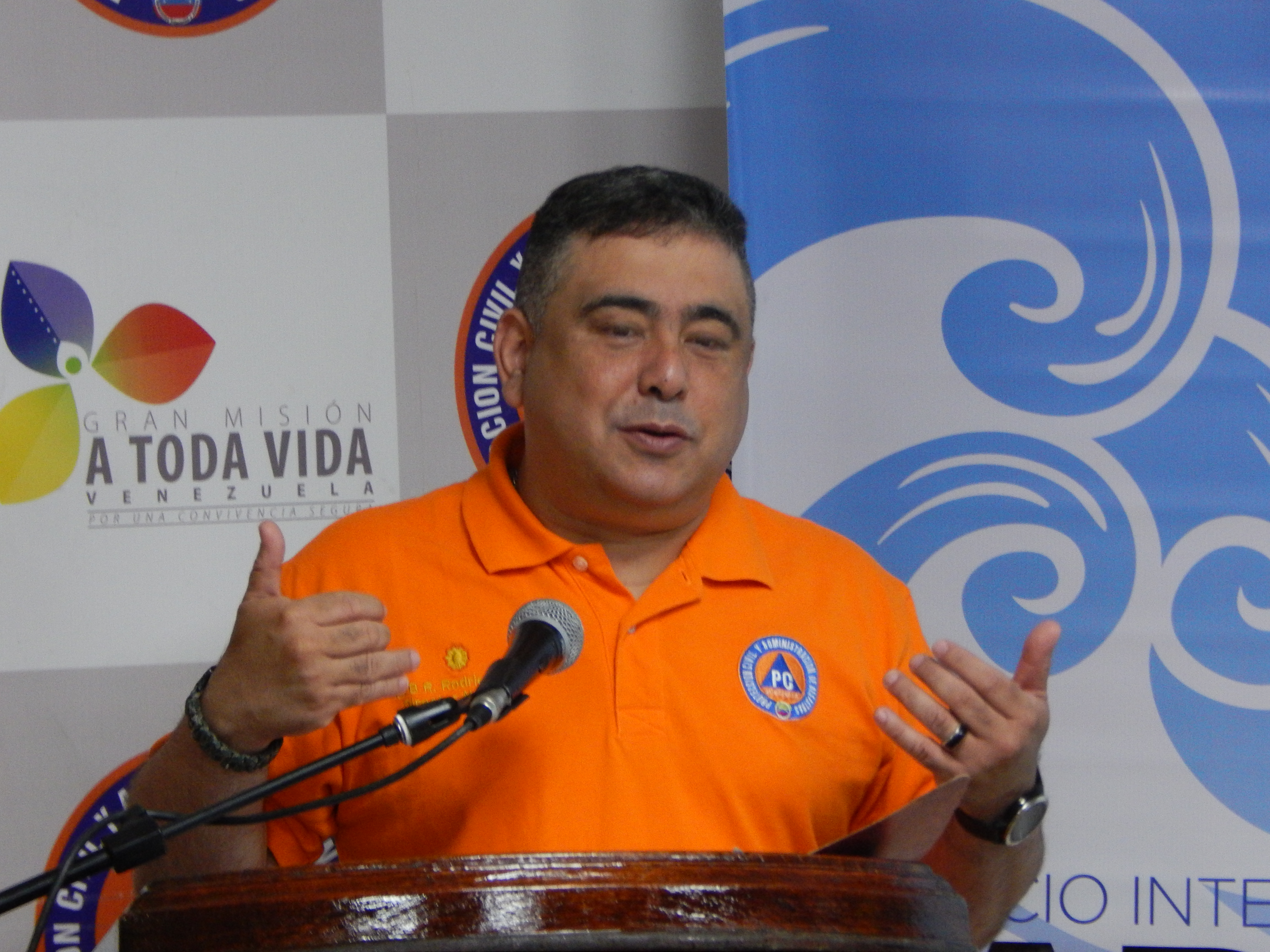 General de Brigada, Randy Rodríguez, director nacional de Protección Civil y Administración de Desastres (Pcad)