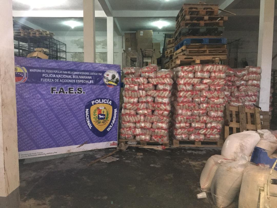 Faes recuperó más de 130 mil kilos de alimentos en Táchira