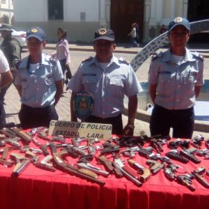 Senades inutilizó un total de 1090 armas de fuego en el estado Lara (7)