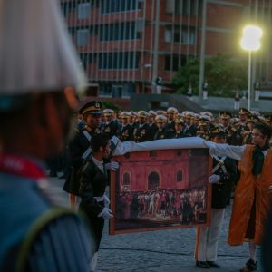 Con izada de bandera comenzaron actos conmemorativos del grito libertario del 19 de abril de 1810 (19)