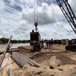 Inspeccionan obras de rescate el el Sur de Lago de Maracaibo