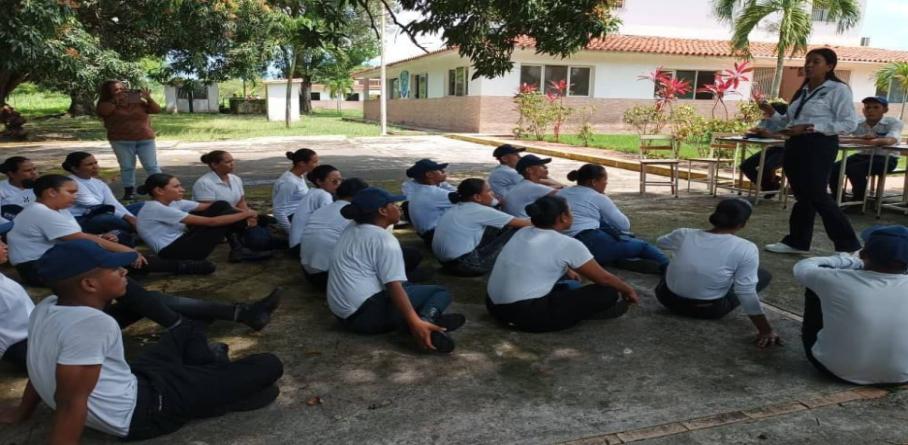SENADES EN ACCIÓN SE DESPLEGÓ EN LA ESCUELA DE POLICÍA DE SAN FELIPE