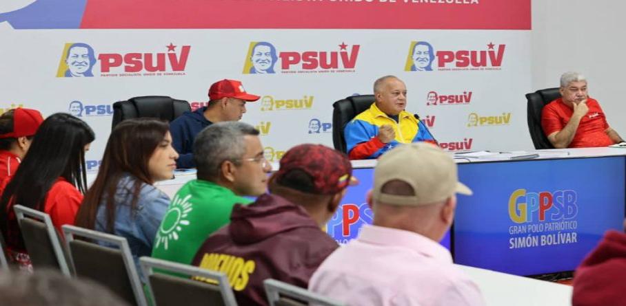 VICEPRESIDENTE SECTORIAL DIOSDADO CABELLO: LA ESTABILIDAD POLÍTICA Y LA PAZ DEPENDEN TAMBIÉN DE LOS SECTORES OPOSITORES