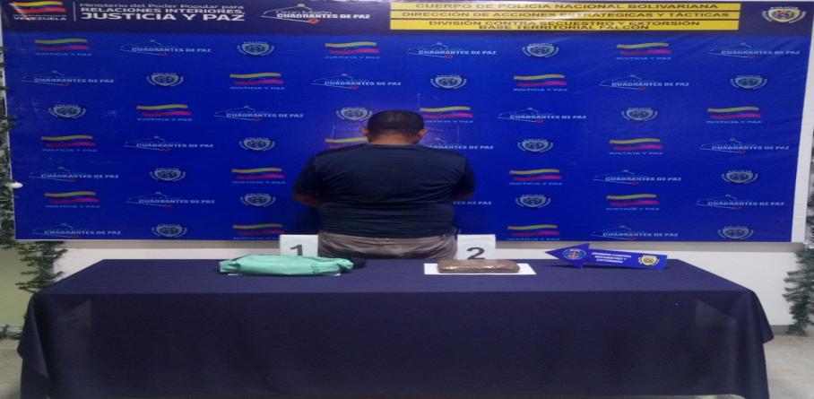 CPNB CAPTURÓ A UN CIUDADANO POR PRESUNTA POSESIÓN DE DROGAS