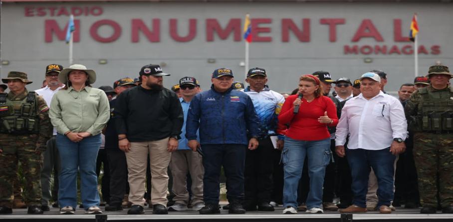 COMUNAS DE MONAGAS CELEBRAN FUSIÓN POPULAR MILITAR POLICIAL EN BENEFICIO DE LA PAZ