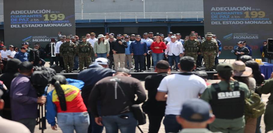 ADECUACIÓN DE 199 CUADRANTES DE PAZ A CIRCUITOS COMUNALES EN MONAGAS, COMPROMISO CON LA TERRITORIALIZACIÓN DE LA SEGURIDAD