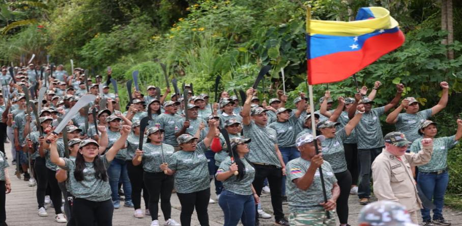 MARCHA DE LA MILICIA CAMPESINA EN DEFENSA DE LA PATRIA EN CARAYACA (+FOTOS)