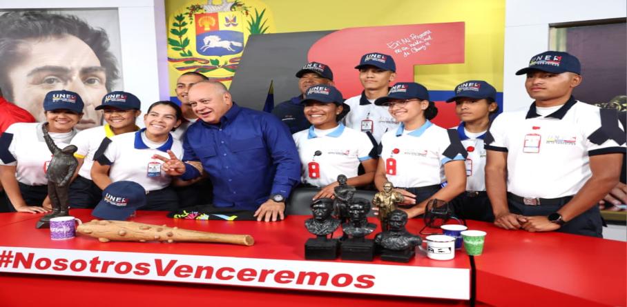 DIOSDADO CABELLO DESTACA FORTALECIMIENTO POLICIAL: MÁS DE 30 MIL JÓVENES SE SUMAN A LAS FILAS DE LA UNES