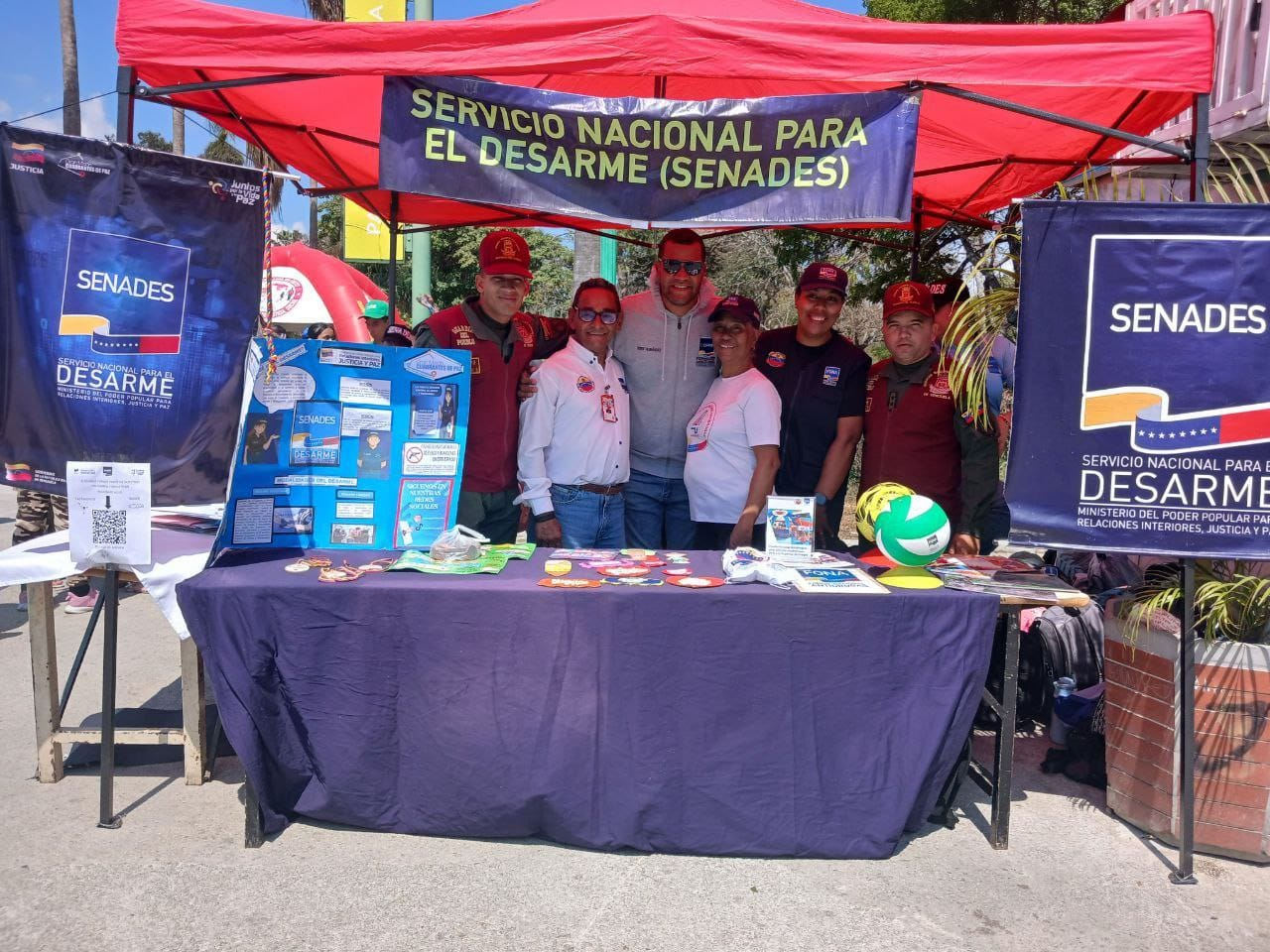 Imagen de SENADES DESPLEGÓ JORNADA NACIONAL POR EL DÍA SURAMERICANO DEL DESARME VOLUNTARIO