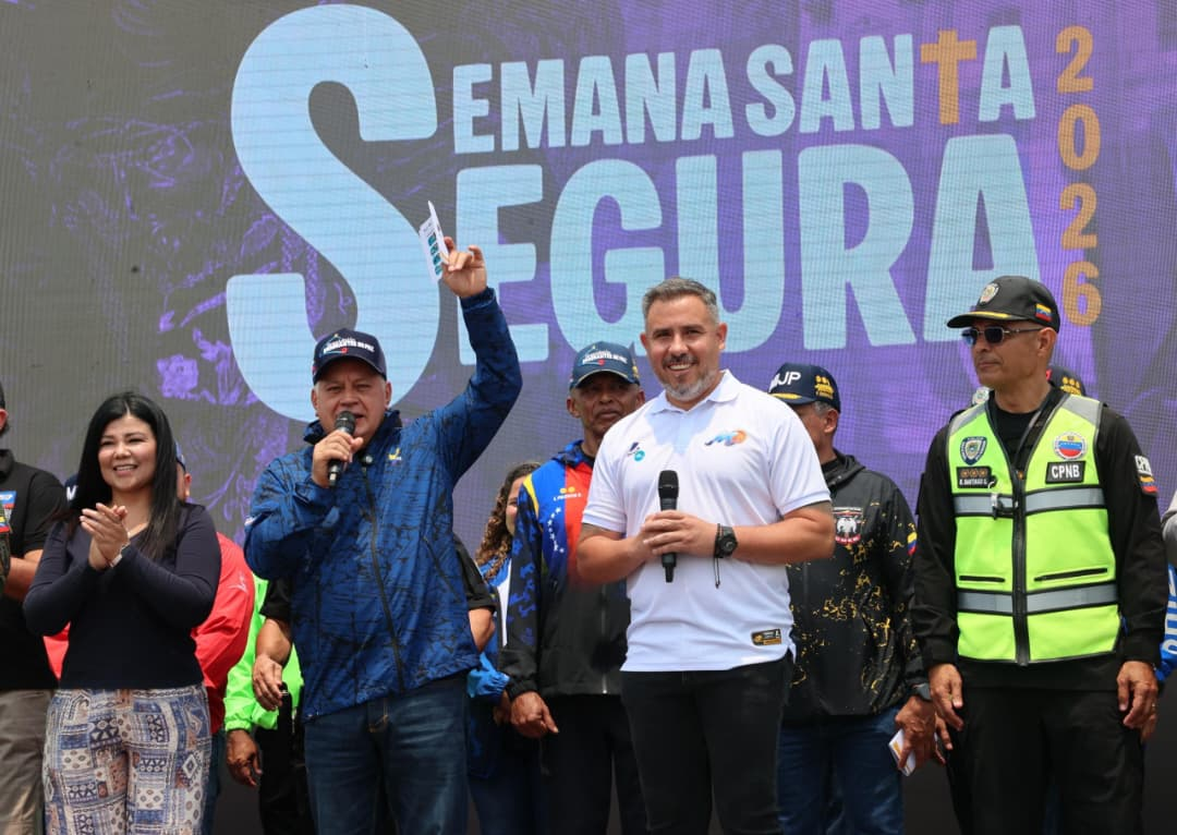 DESDE ANZOÁTEGUI, VICEPRESIDENTE DIOSDADO CABELLO LIDERA DESPLIEGUE DISPOSITIVO SEMANA SANTA SEGURA 2026