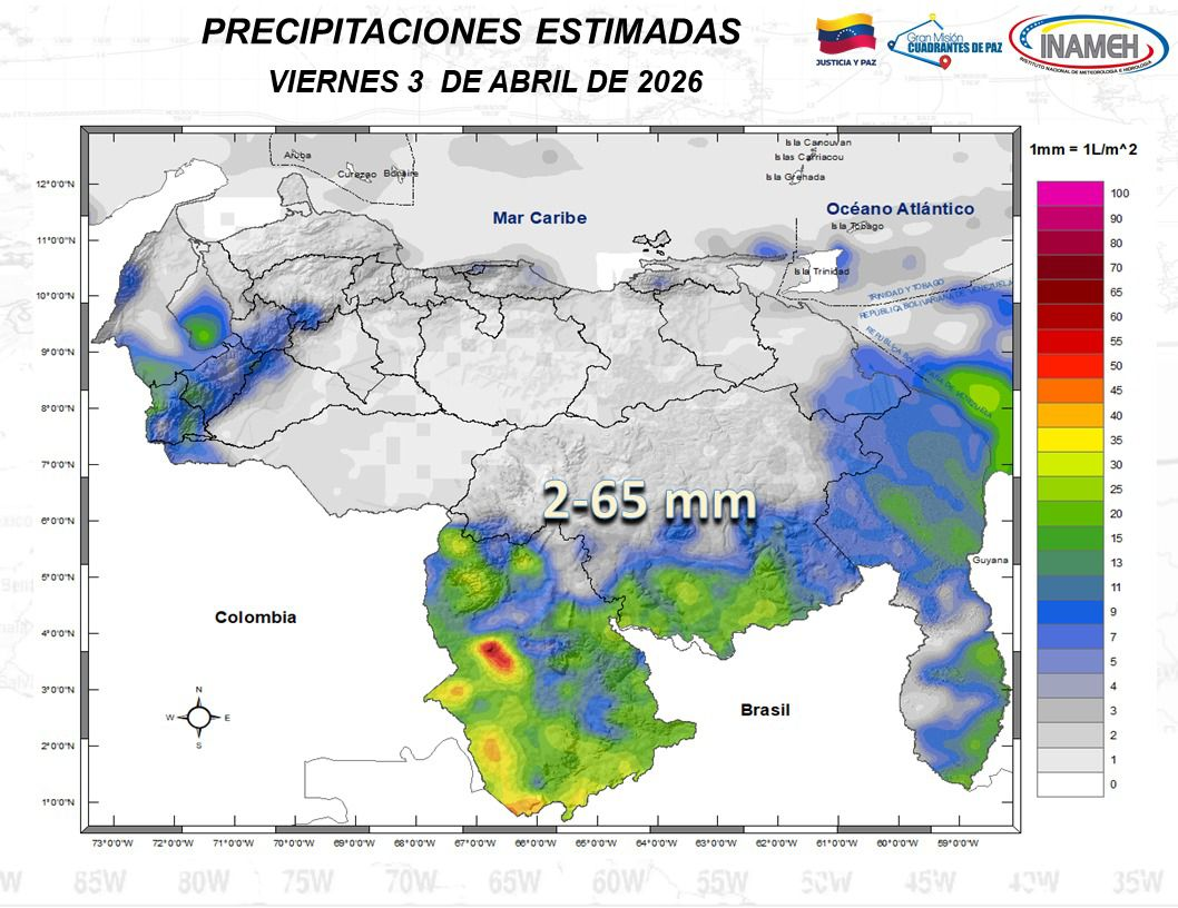 Imagen de INAMEH ESTIMA VARIABILIDAD CLIMÁTICA PARA ESTE VIERNES