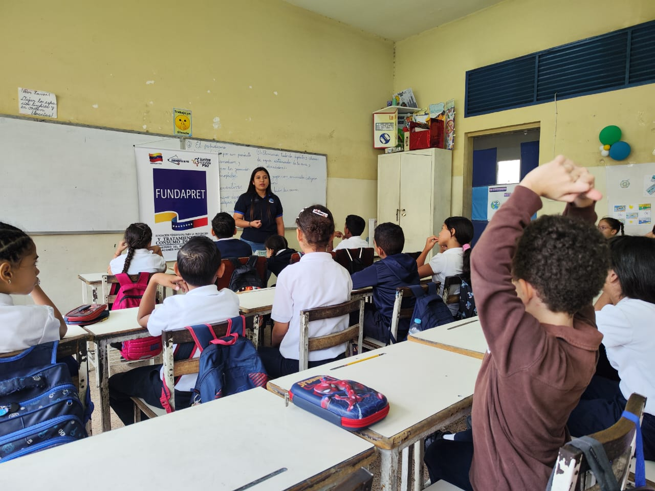 FUNDAPRET REFUERZA LA PREVENCIÓN DESDE LAS AULAS PARA UNA VIDA LIBRE DE DROGAS