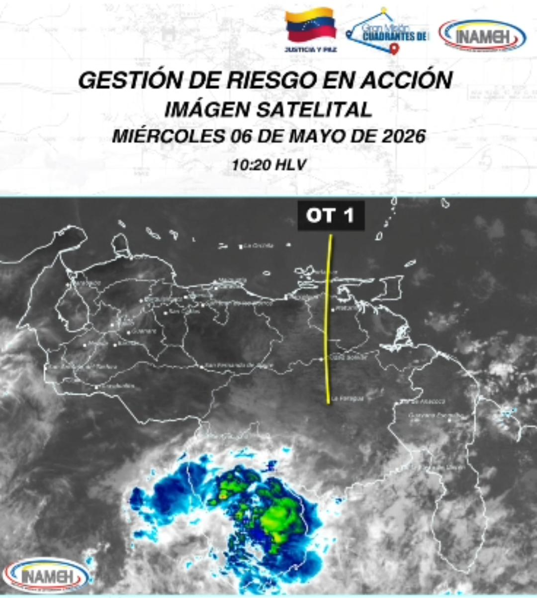 INAMEH REPORTA ESTABILIDAD ATMOSFÉRICA EN GRAN PARTE DEL PAÍS Y PRECIPITACIONES EN LA REGIÓN SUR