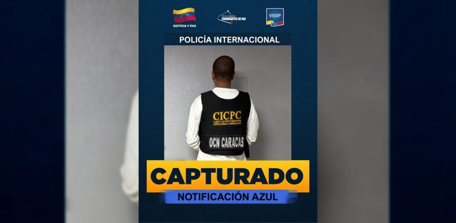 CAPTURAN EN ARAGUA A TERCER VENEZOLANO SOLICITADO POR INTERPOL POR SU PRESUNTA IMPLICACIÓN EN EL CASO DE YULIXA TOLOSA EN BOGOTÁ