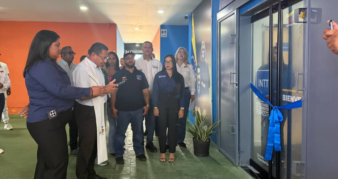 INAUGURAN NUEVA OFICINA DEL INTT EN PUERTO CABELLO PARA ATENDER A MÁS DE 120 MIL HABITANTES