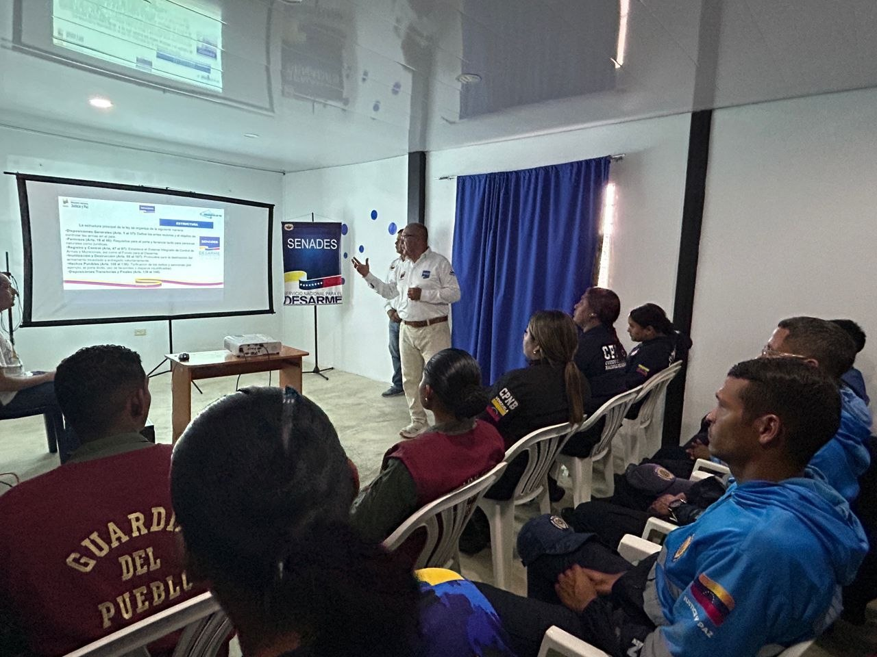 CUERPO DE SEGURIDAD DEL DELTA AMACURO SE CAPACITA EN MATERIA DE DESARME PARA FORTALECER EL CONTROL DE ARMAS Y UNA CULTURA DE PAZ