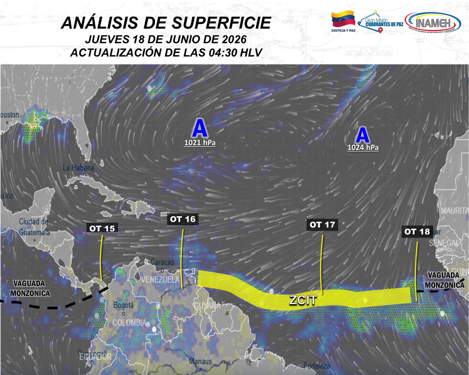 Imagen de ¡NO DEJES EL PARAGUAS! CONOZCA LAS CONDICIONES METEOROLÓGICAS PARA ESTE JUEVES 18 DE JUNIO
